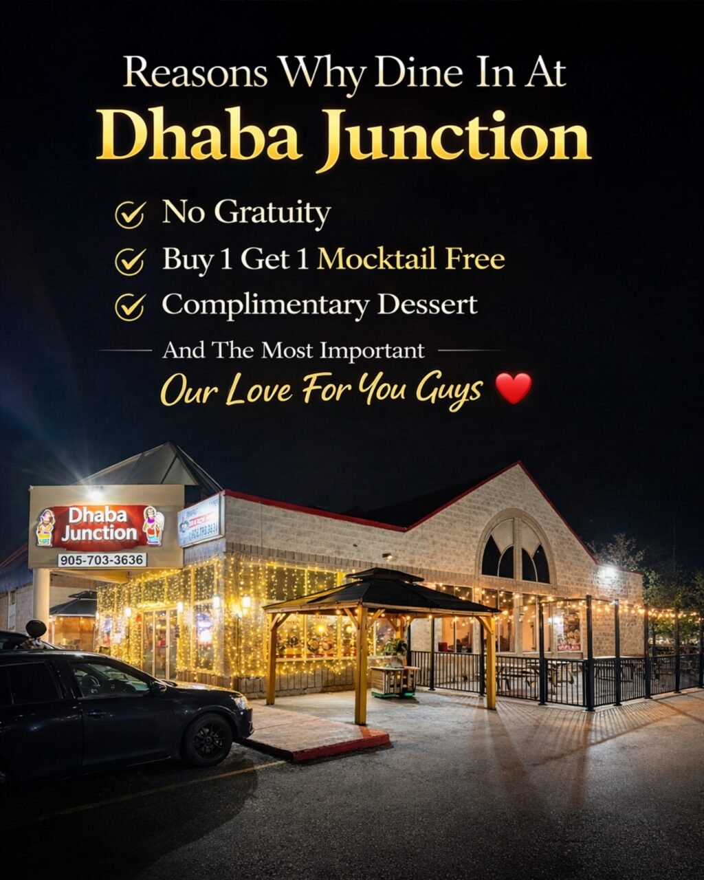 Instagram post from dhabajunctionbrampton. This post is in position 4.