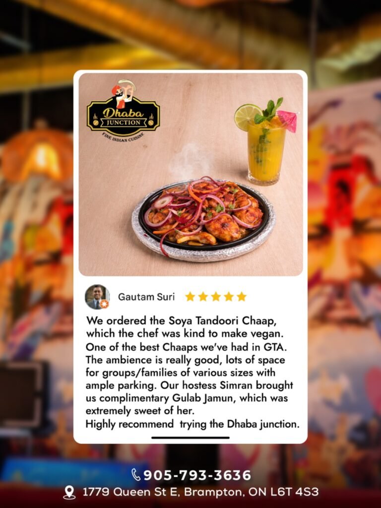 Instagram post from dhabajunctionbrampton. This post is in position 2.